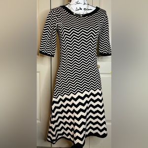 Pristine Gabby Skye Chevron Knit Dress - Never Worn